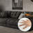Simple casual flannelette sofa-106438158