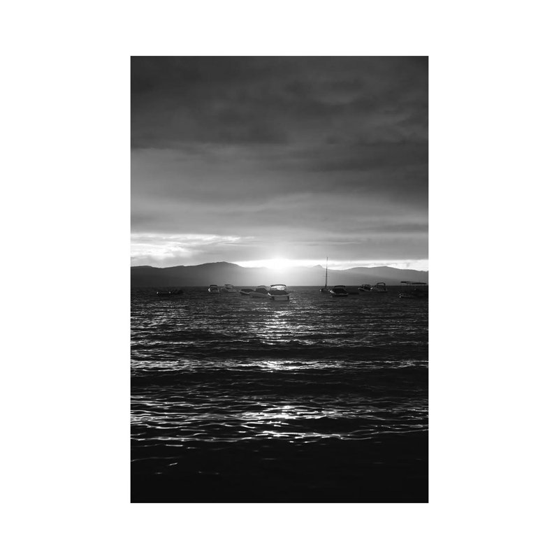 Lake Tahoe Sunset III by Bethany Young - Print on Canvas, 30.48cm H x 20.32cm W x 1.91cm D, Wrapped Canvas