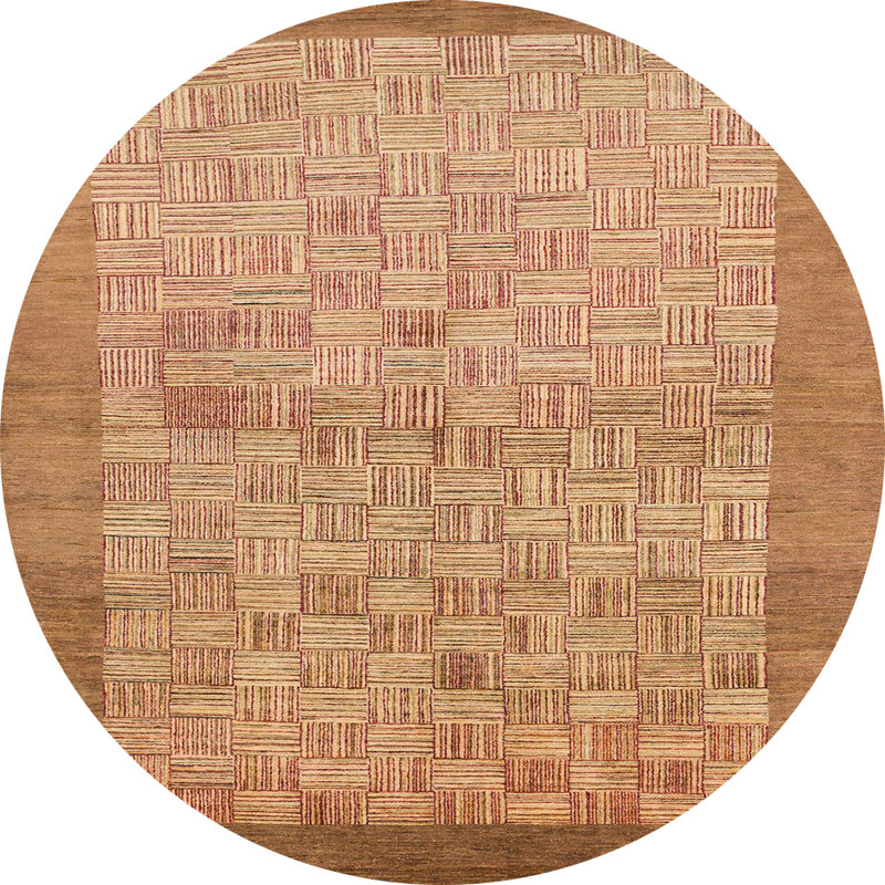 Tapis abstrait moderne 1622, Rond 6 pi