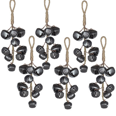Ensemble de 6 gouttes de 8,5 po - gris
