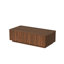 Table basse rectangulaire de 47,2 × 23,6 × 14,2 cm avec 2 tiroirs de rangement, texture ondulée, pour salon