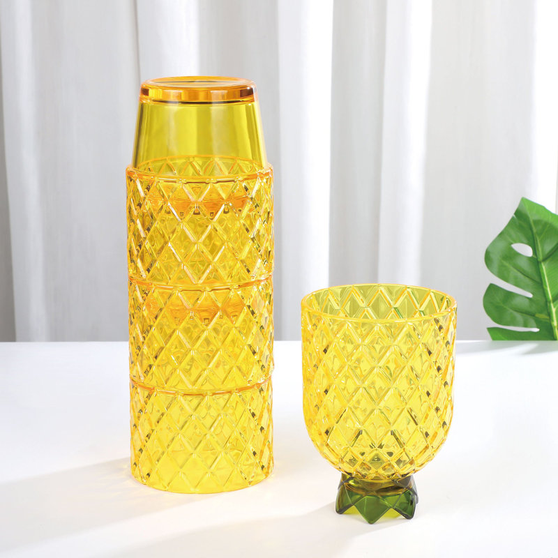 8-Piece Pineapple Stacking Tumbler