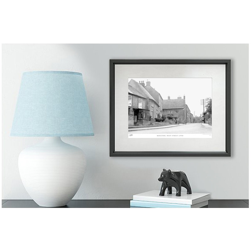 Moulton, West Street C1950 by Francis Frith - Single Picture Frame Print, 28cm H x 36cm W x 2.3cm D