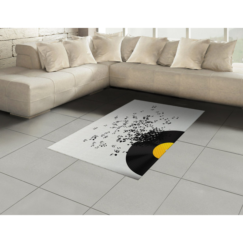 Nan Abstract Hand Woven Area Rug, Rectangle 120 x 180cm