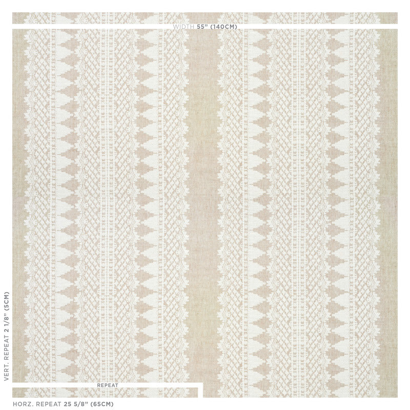 Tissu de broderie Wentworth, Naturel