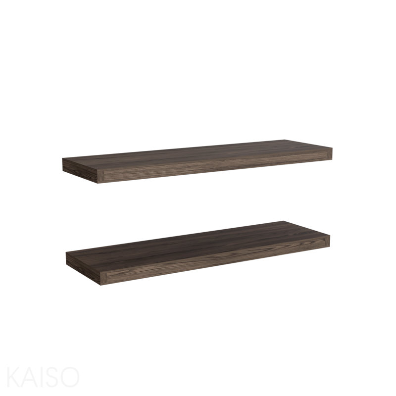 31.5" Wide  Floating Shelves Set Of 2, Shelves For Wall Decor For Bedroom, Bathroom Storage Shelves, Book Shelves For Living Room