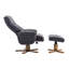 Billings 80cm Wide Swivel Standard Recliner-609382732