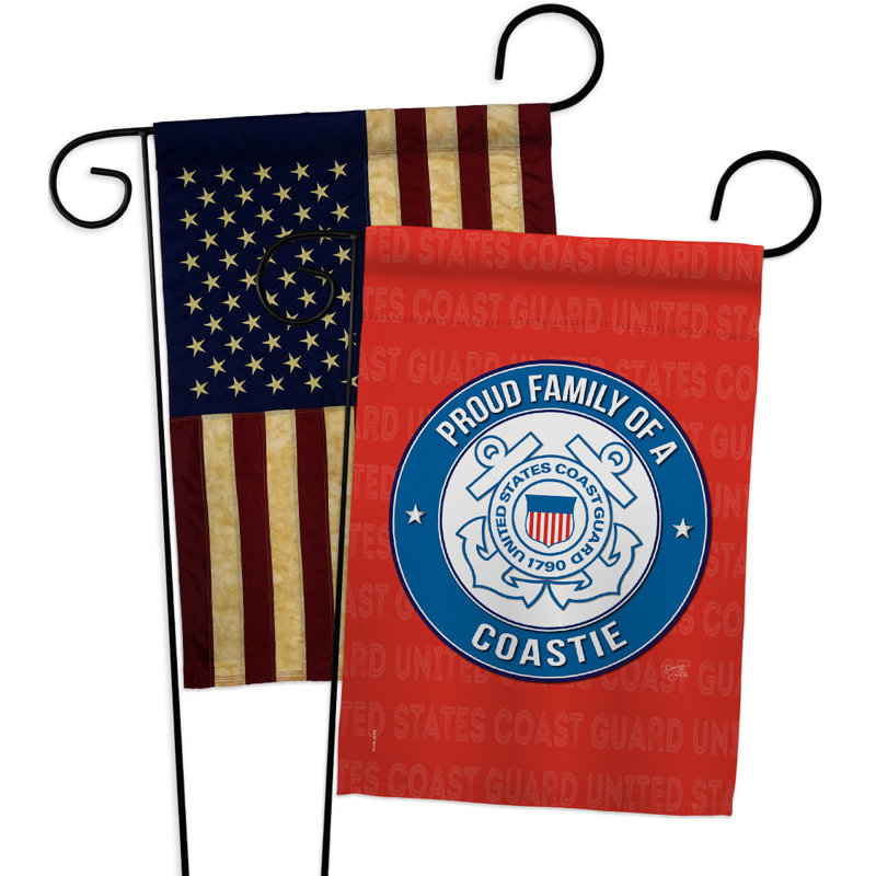 Drapeau de jardin à 2 côtés en polyester 18 x 13 po