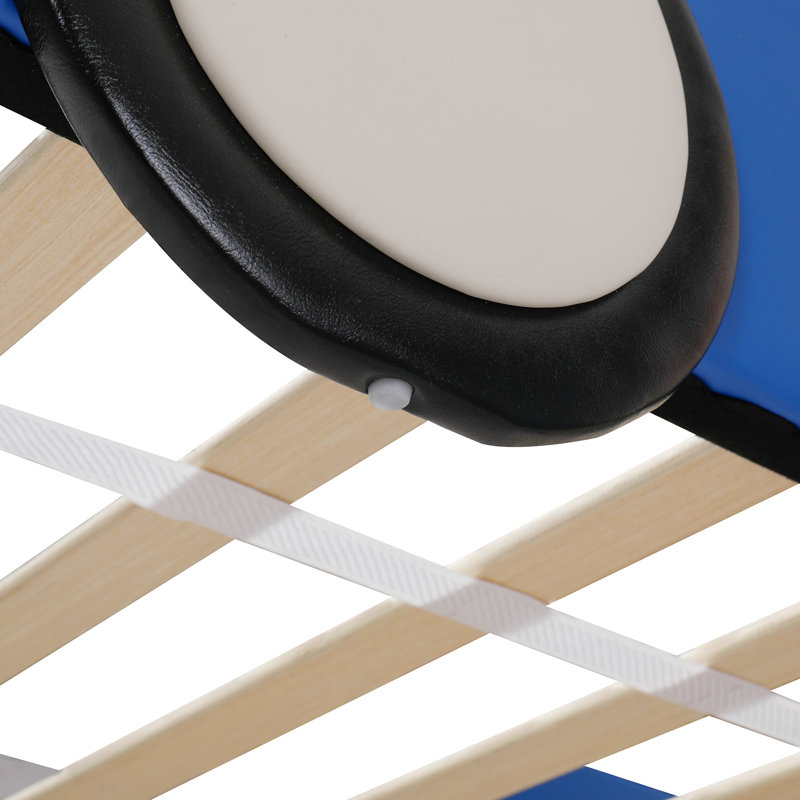 Lit plateforme avec roulettes pour enfant Velocity, Bleu