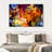 Abstract Stained Glass Canvas Print-44521389