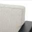 CHAISE CLUB MAYA BAY MP1, FINITION NOIRE AVEC COUSSIN BEIGE