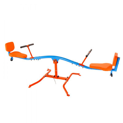 Kids Seesaw 300 lbs Capacity 360 Degrees Rotating Teeter Totter Aged 3+