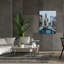  «River View» par Curt Crain, art mural sur toile, 40 po x 54 po