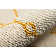 Tapis jaune / beige Yepez