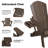 HDPE  Folding Adirondack Chair  with Cup Holder Weather-Resistant-283022483