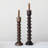 Hand Carved Wood Taper Candle Holder-11865078-1233853