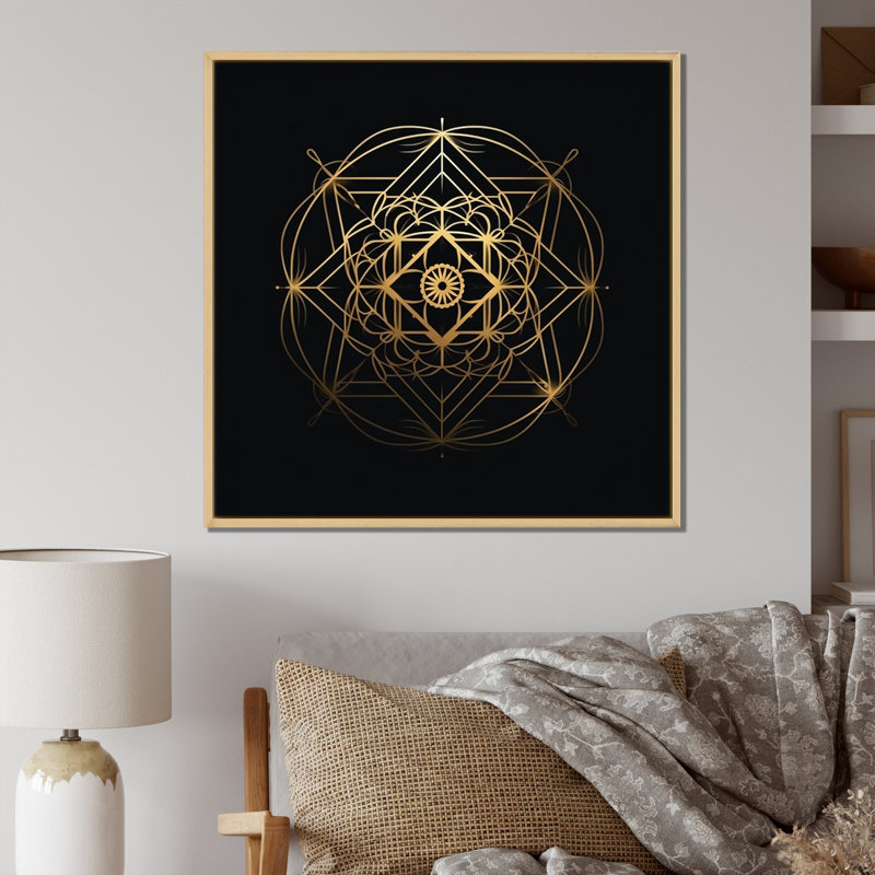 «Occult Visions», impression sur toile, H 16 po x l 16 po x P 1 po, Cadre naturel flottant