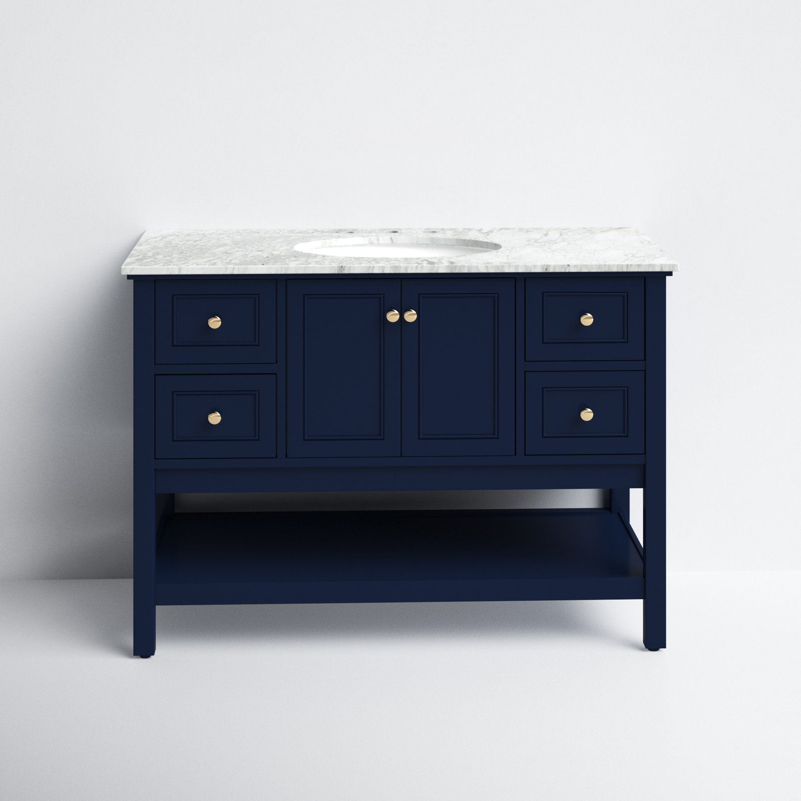 Bonsai 48'' Single Bathroom Vanity, Blue