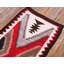 Bold Geometric Antique Native American Navajo Flat Woven Rug