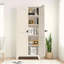 Armoire de rangement polyvalente en métal avec serrure et tablettes réglables pour différentes pièces