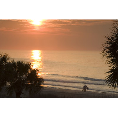 Coastal Sunrise #4 by Dwalker2 - No Frame Print on Canvas