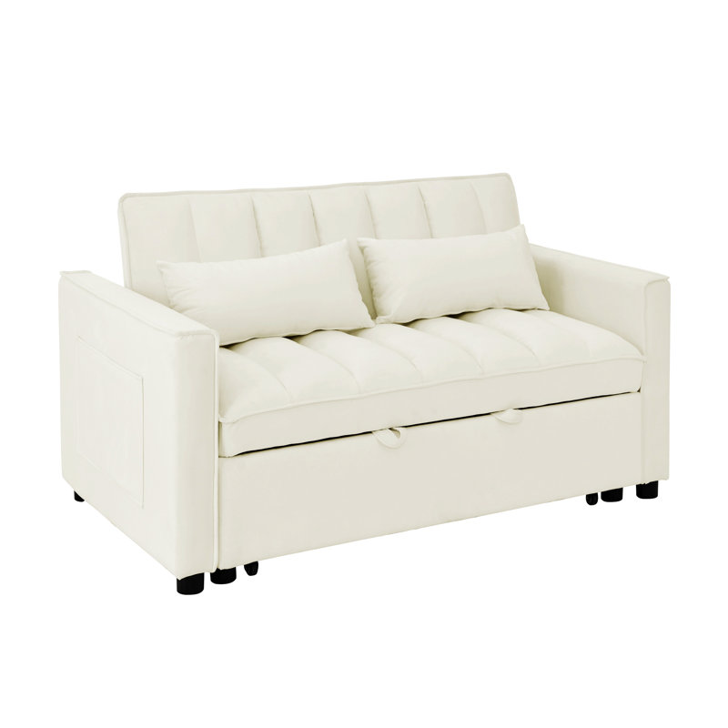 Modular Sectional Couch 80" Down Filled Modular Sectional Sofas,Cushion Covers Removable Loveseat, Beige