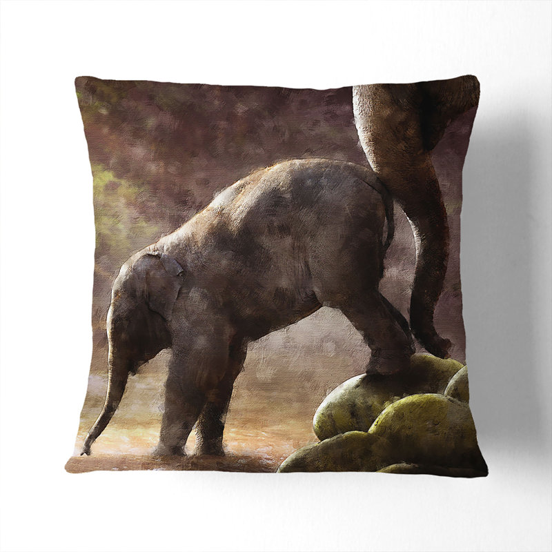 Square Throw Cushion, 55cm H x 55cm W x 20cm D