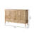 Country style Oak Solid Wood Sideboard