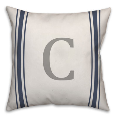 Housse et insert de coussin carré Monogram