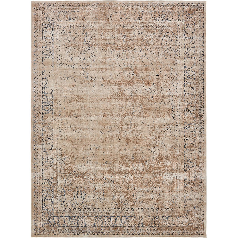Parrado Ikat Indoor Rug, Rectangle 9' x 12'
