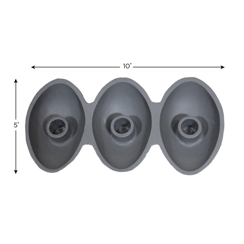 Photophore en aluminium 11 po