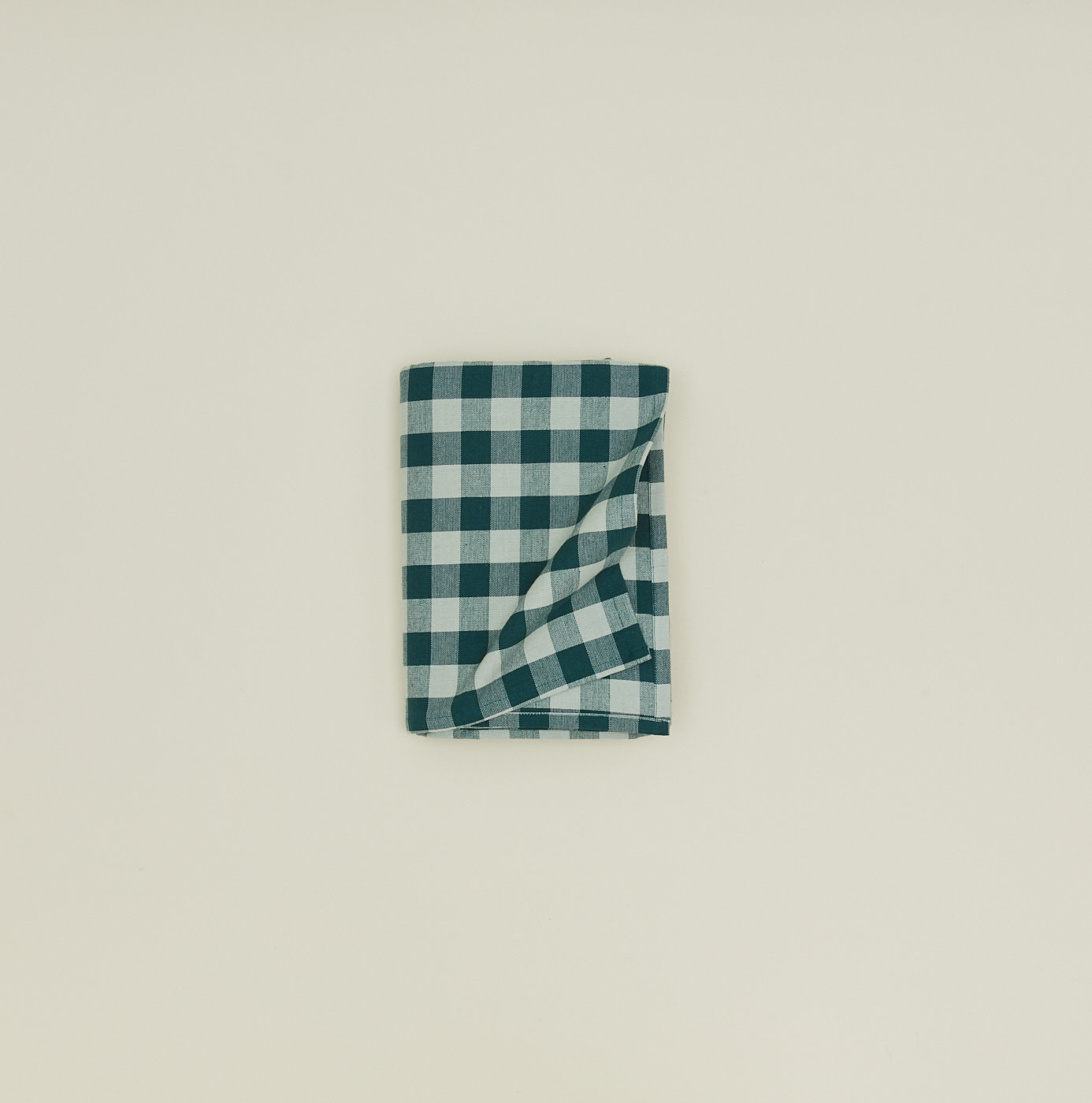 Essential Gingham Tablecloth, Sky/Peacock