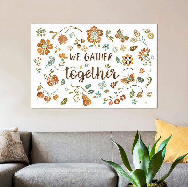 «Autumn Impressions I», impression sur toile, H 26 po x l 40 po x P 1,5 po, Toile tendue, Pas de tapis