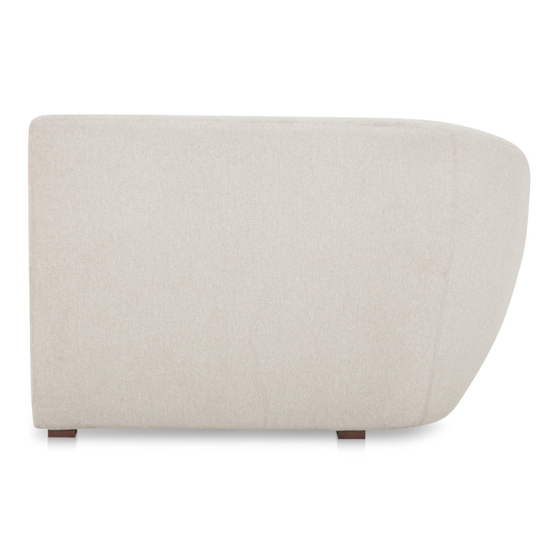 Anson Left Arm Facing Chair, Warm White