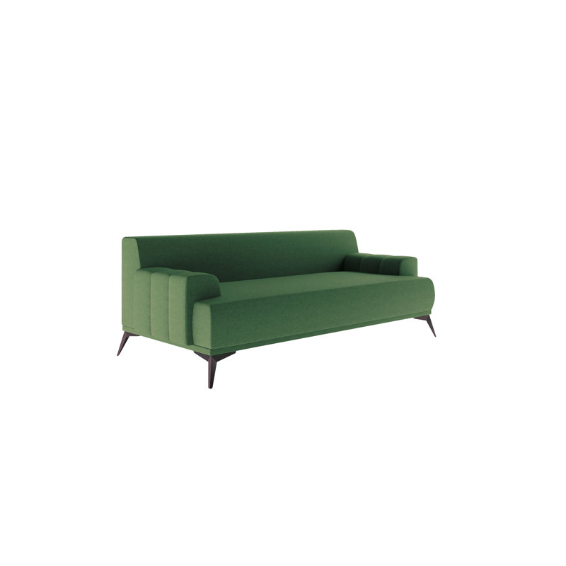 Waldo 2 Seater Loveseat, Green, 77cm H x 166cm W x 95cm D