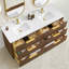 Meuble-lavabo double 72 po en noyer clair Zanica-129171917-137544565