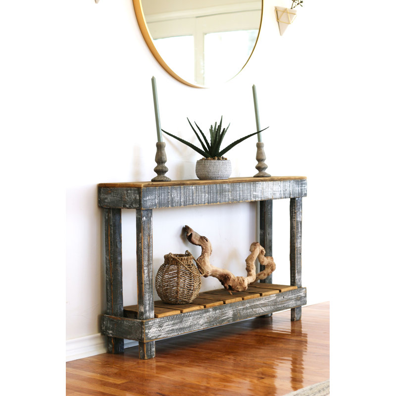 Console en bois massif jusiah