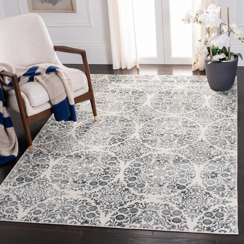 Tapis géométrique Delmer Performance, Rectangle 4 pi x 6 pi