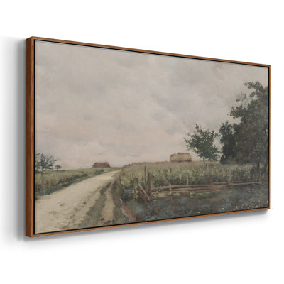 Série paysage - DCLVII - Toile tendue avec châssis encadré - Prêt à être accroché