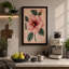 Hibiscus in Bloom Botanical - Wrapped Canvas-698512403-698512406