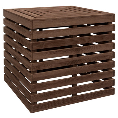 Shealy Square Fir Outdoor With Umbrella Hole , 19.7'' in. W 19.7'' in. D,wood