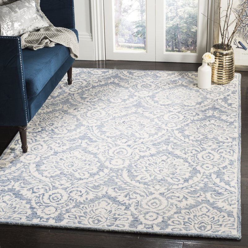 Tansy Wool Oriental Indoor Rug, Rectangle 4' x 6'