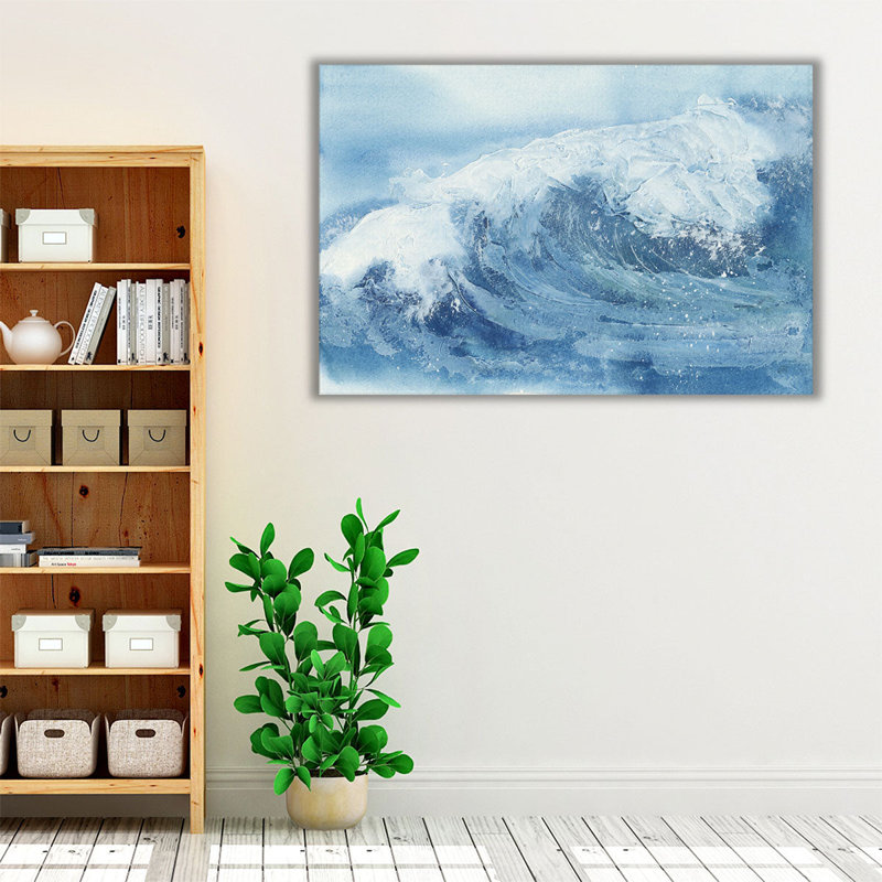 Waves IV - reproduction d'art sur toile, H 24 po x l 36 po