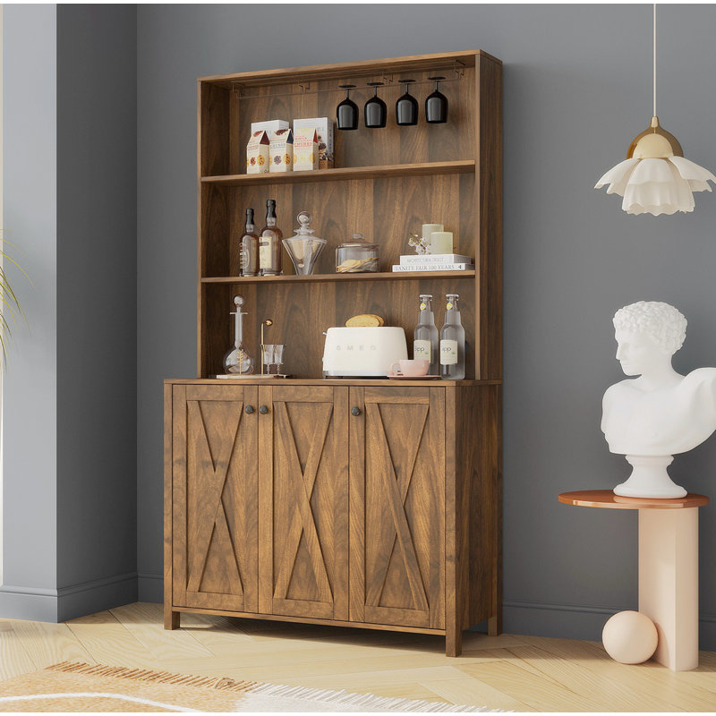 Gerarde 70.87'' Kitchen Pantry, Walnut
