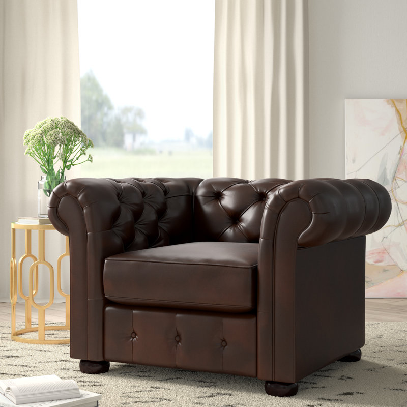 Fauteuil Chesterfield Huskins 45,5 po