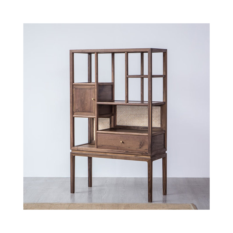 Bibliothèque américaine de style minimaliste