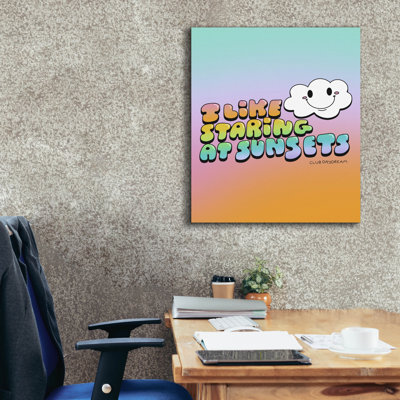 Toile épique «Staring At Sunsets» par Club Daydream