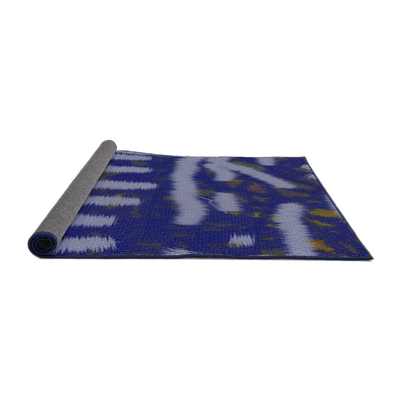Tapis de zone mauve à motifs, Rond 3 pi