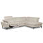 Genuine Leather Reclining Corner Sofa with Adjustable Headrests and Adjustable Armrest and Storage-449599724-449599721