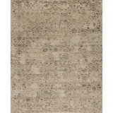 Amour Hand Knotted Area Rug in Tan